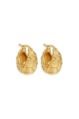 18k Gold Vermeil Entwined Hoops