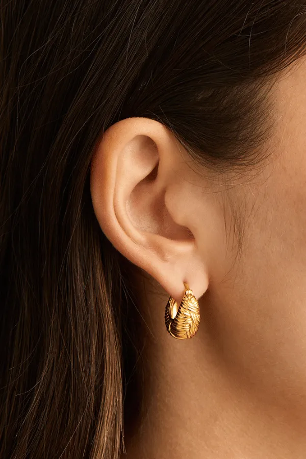 18k Gold Vermeil Entwined Hoops
