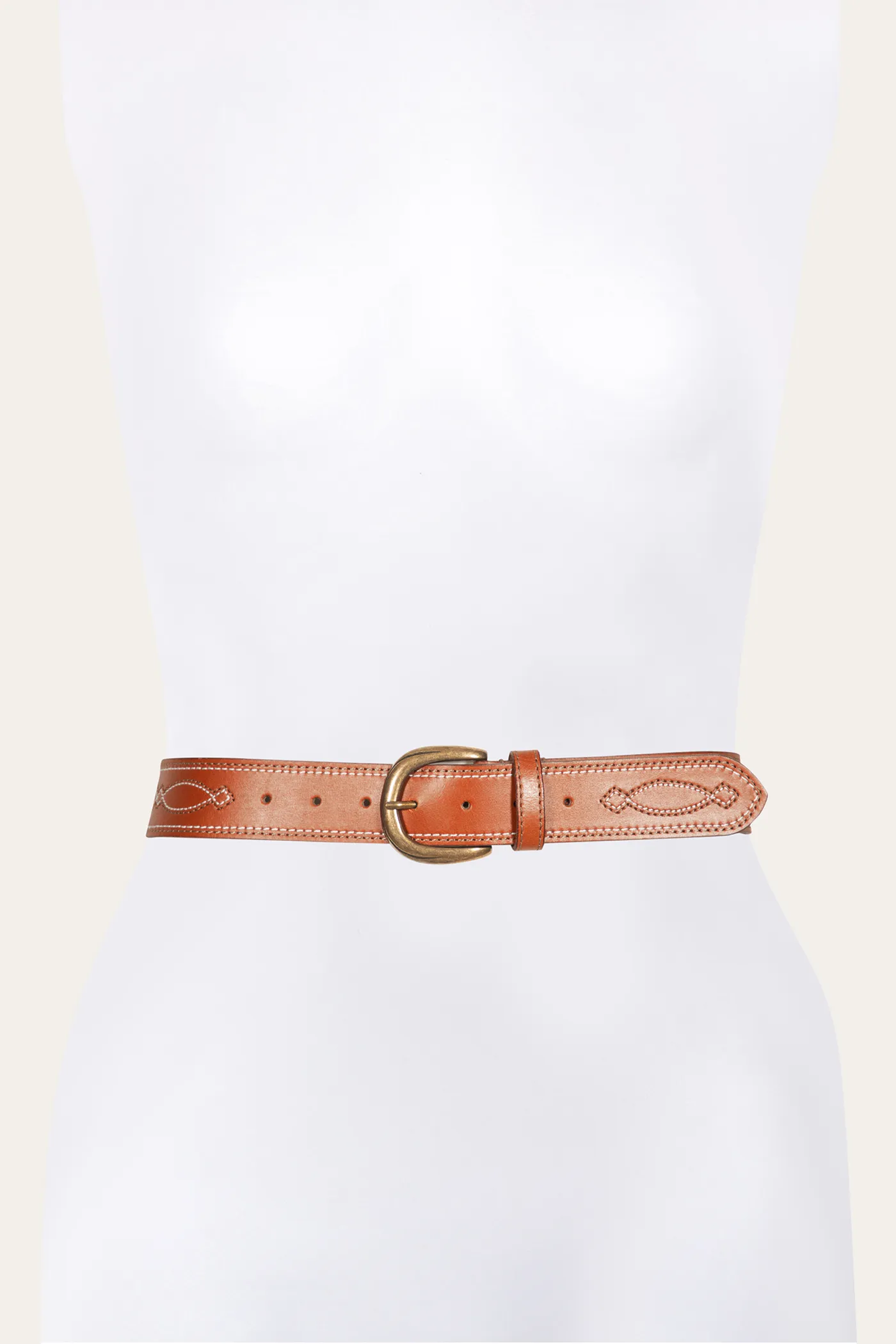40MM Belt 2-Tone Stitch