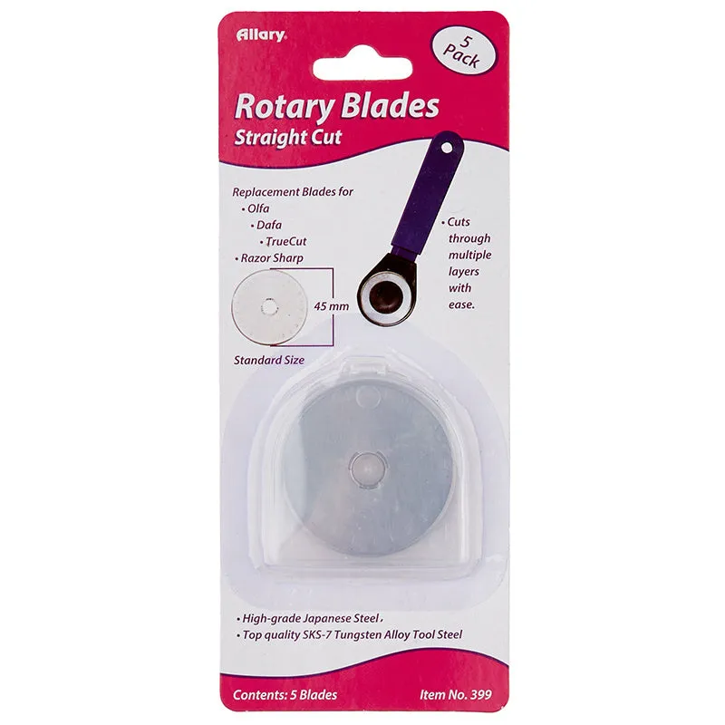 45 mm Rotary Cutter Replacement Blades - 5 Count
