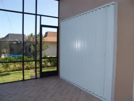 46" x 87.25" Accordion Hurricane Shutter