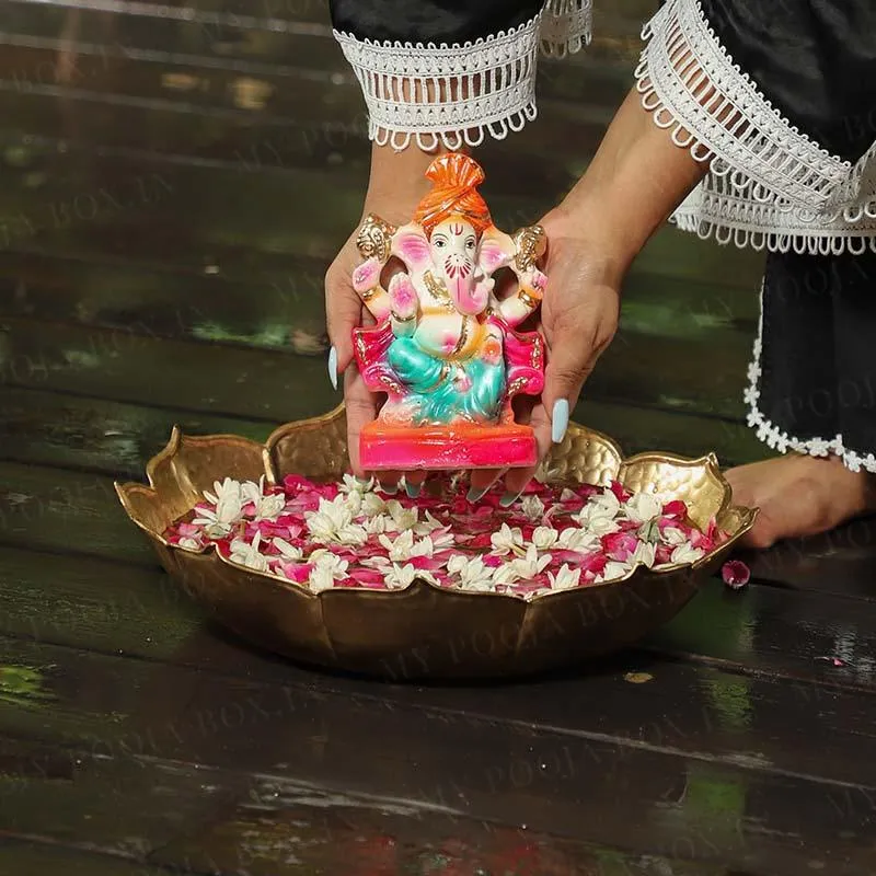 7INCH Aditijaya Eco-Friendly Ganpati | Plant-A-Ganesha