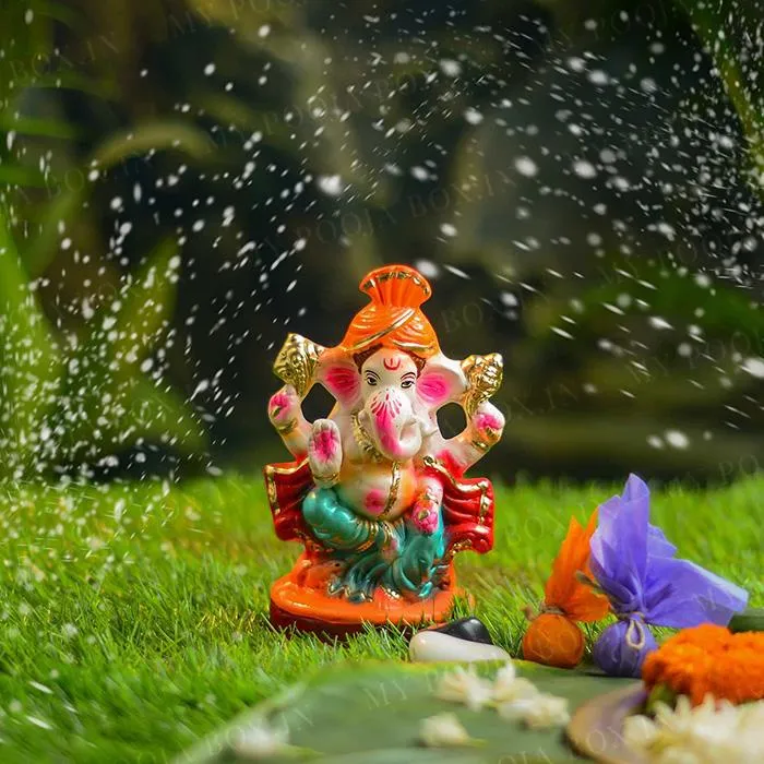 7INCH Aditijaya Eco-Friendly Ganpati | Plant-A-Ganesha