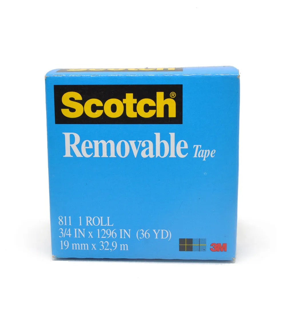 811 Removable Tape 1" CORE (Multiple Sizes)