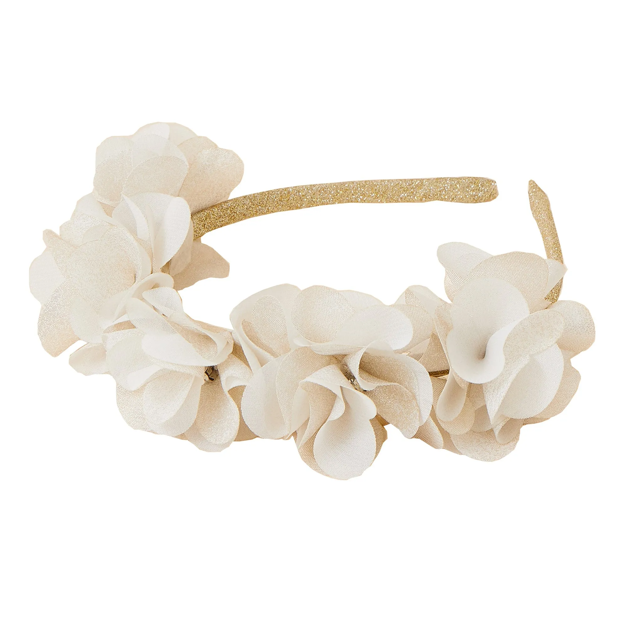 Accessorize London Girl's R Flower Crown Alice Band
