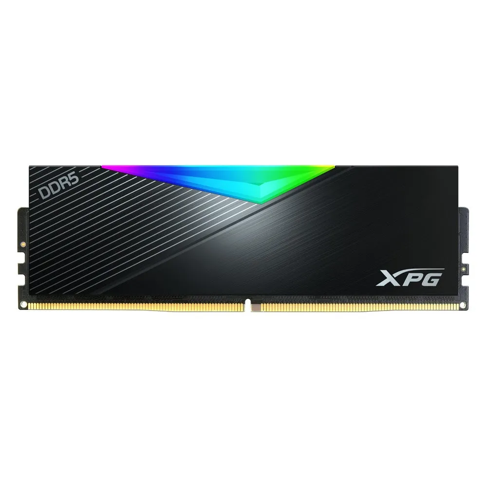 Adata XPG Lancer 64GB (2x32GB) RGB DDR5 6000MHz PC5-48000 CL30-40-40 1.35V Desktop Memory with Heatsink (Black) (AX5U6000C3032G-DCLARBK)
