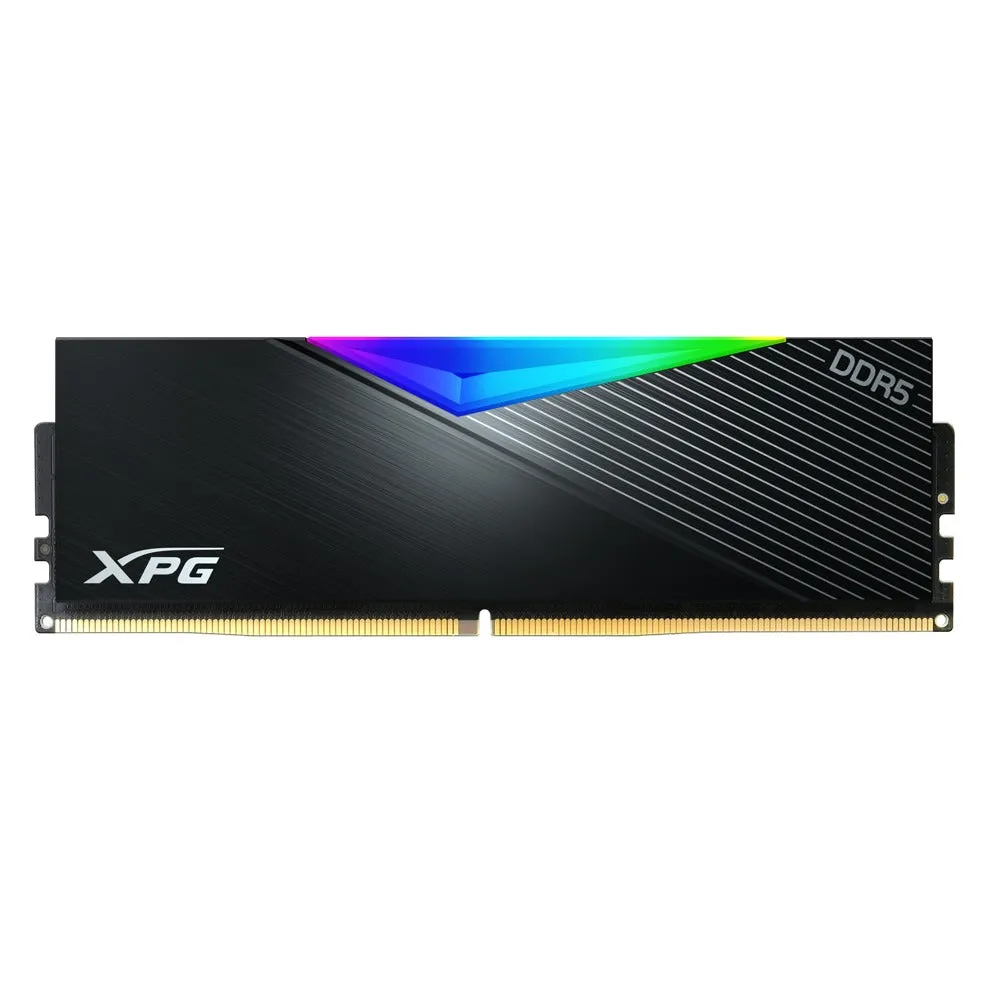 Adata XPG Lancer 64GB (2x32GB) RGB DDR5 6000MHz PC5-48000 CL30-40-40 1.35V Desktop Memory with Heatsink (Black) (AX5U6000C3032G-DCLARBK)