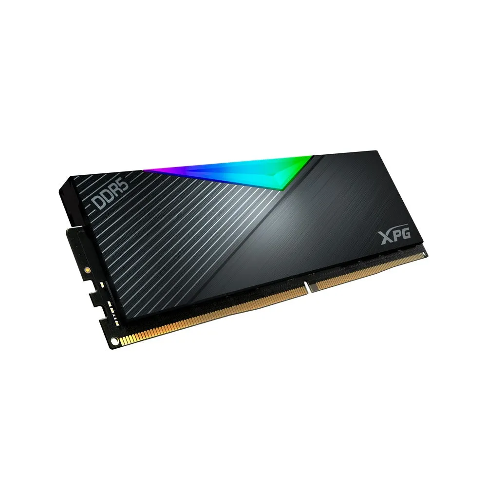 Adata XPG Lancer 64GB (2x32GB) RGB DDR5 6000MHz PC5-48000 CL30-40-40 1.35V Desktop Memory with Heatsink (Black) (AX5U6000C3032G-DCLARBK)