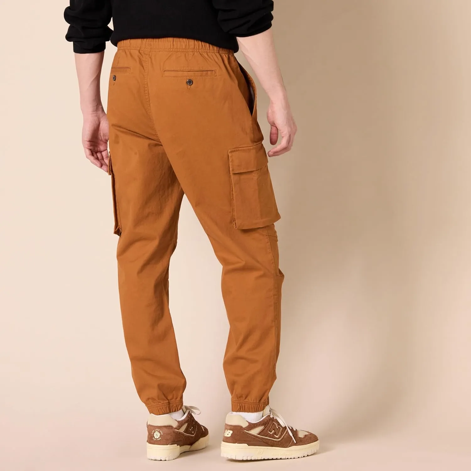 Amazon Essentials Men's Drawstring-Waist Regular-Fit Cargo Jogger