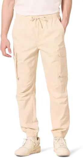 Amazon Essentials Men's Drawstring-Waist Regular-Fit Cargo Jogger