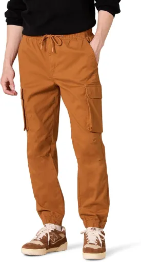 Amazon Essentials Men's Drawstring-Waist Regular-Fit Cargo Jogger