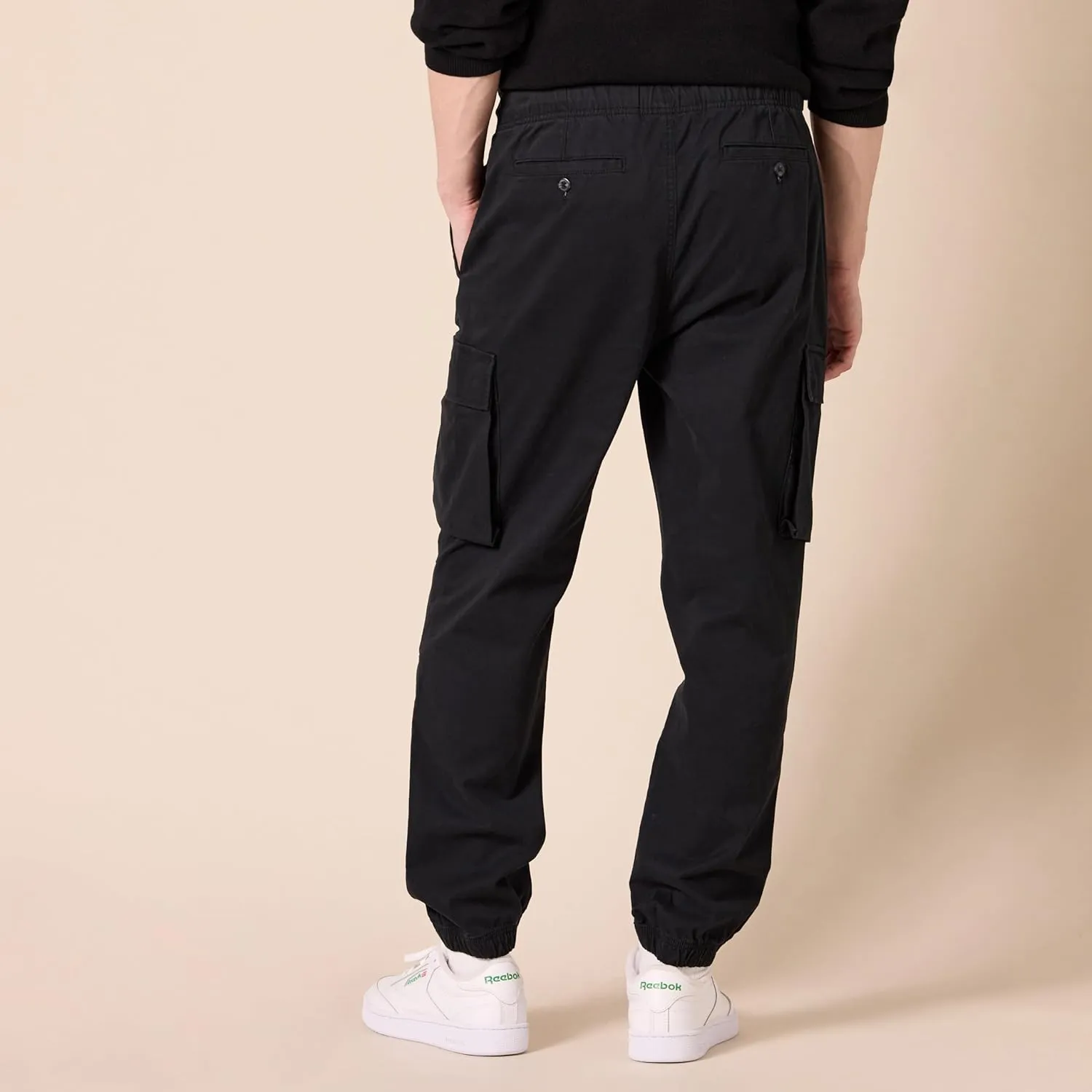 Amazon Essentials Men's Drawstring-Waist Regular-Fit Cargo Jogger