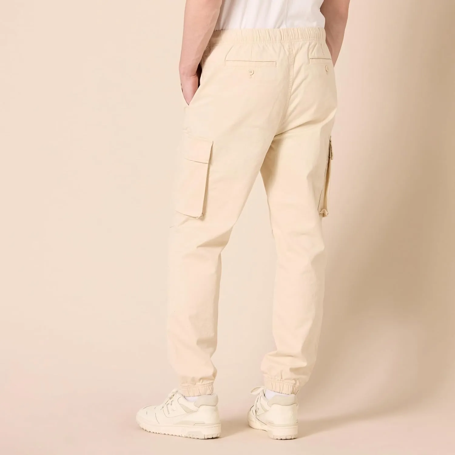 Amazon Essentials Men's Drawstring-Waist Regular-Fit Cargo Jogger