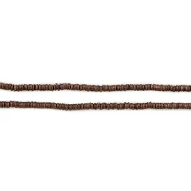 Antiqued Copper Flat Disk Heishi Beads (2mm)