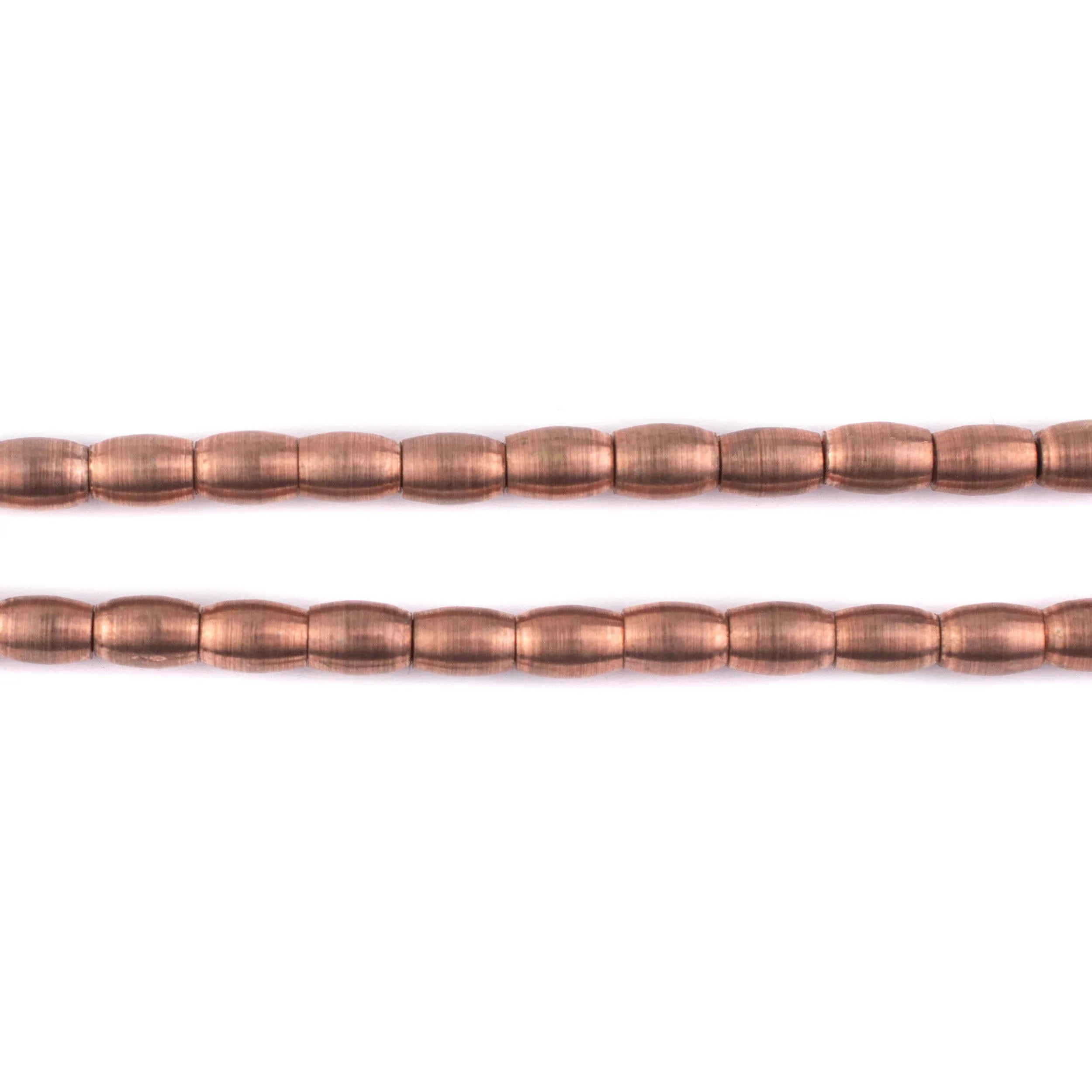 Antiqued Copper Oval Spacer Beads (5x4mm)