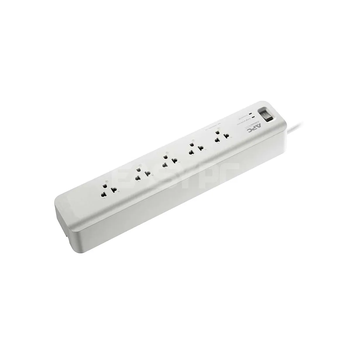 APC PM53-VN 5 Outlet 3 meter Cord  230V To prevent damage to your equipment from electric power surges and spikes Surge Protector