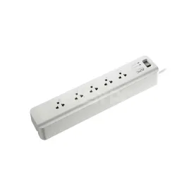 APC PM53-VN 5 Outlet 3 meter Cord  230V To prevent damage to your equipment from electric power surges and spikes Surge Protector