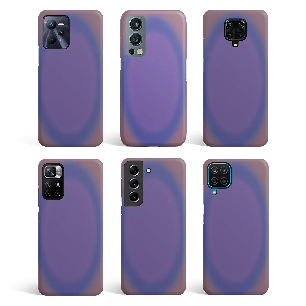 Aura Purple Blue Phone Cover | Matte Case