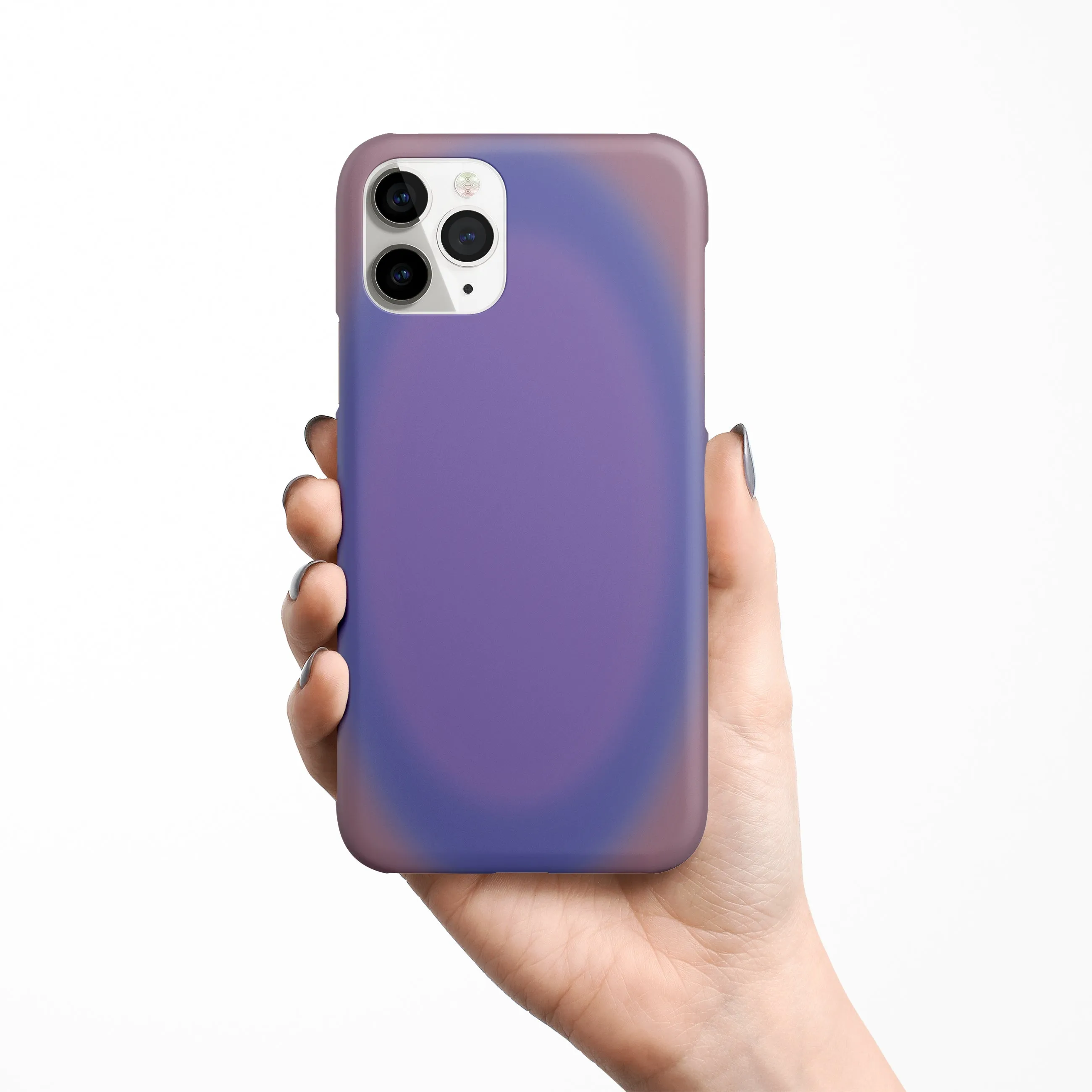Aura Purple Blue Phone Cover | Matte Case