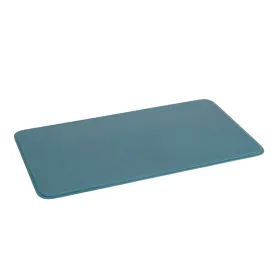 Azure Radius Edge Leather Desk Blotter