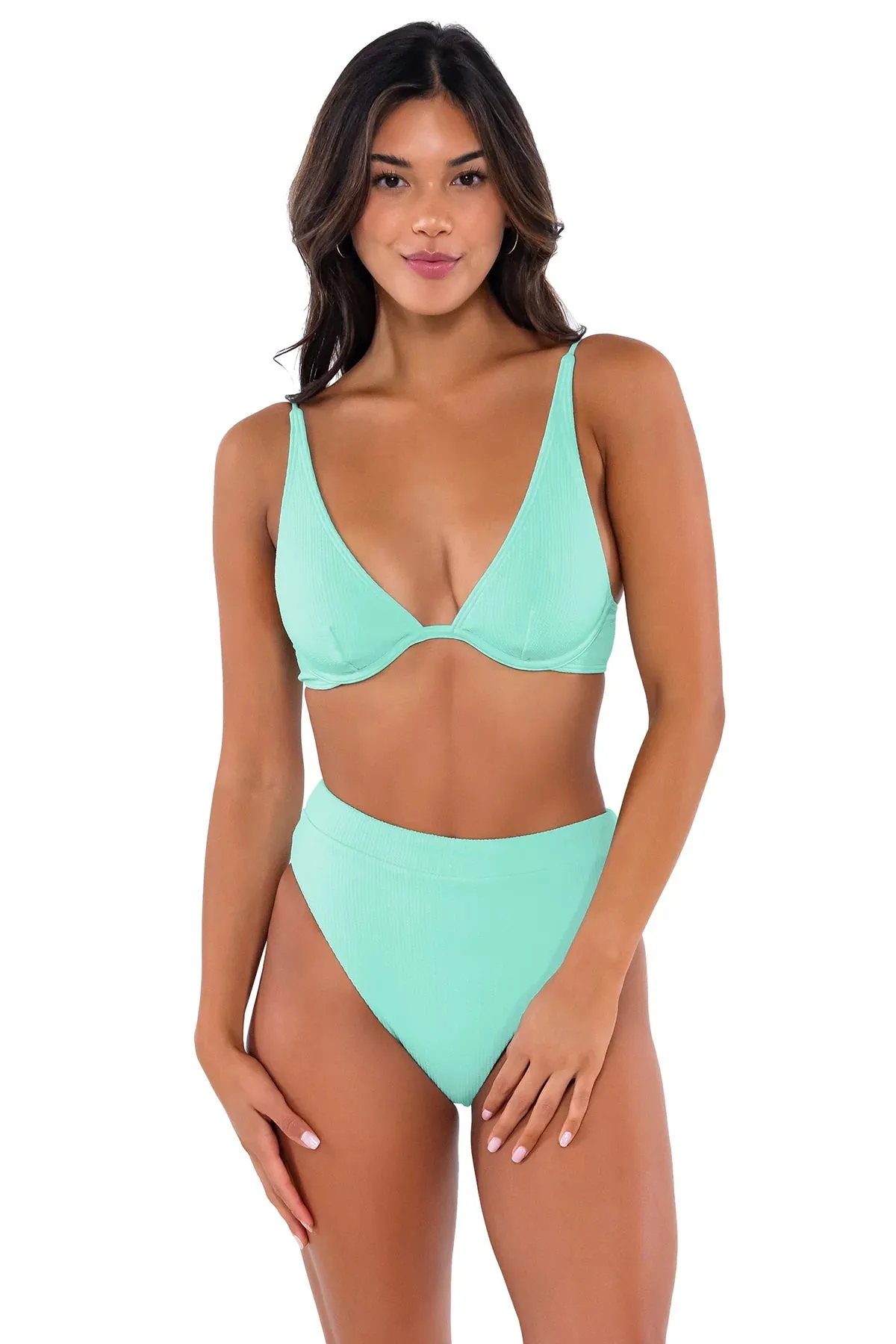B Swim Breeze Twist Rib Margot Bottom
