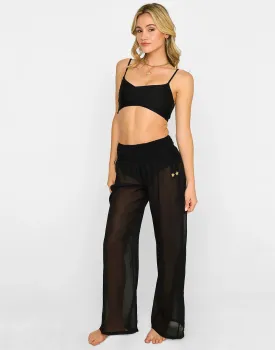 Beach Bunny Evelyn Pant - Black