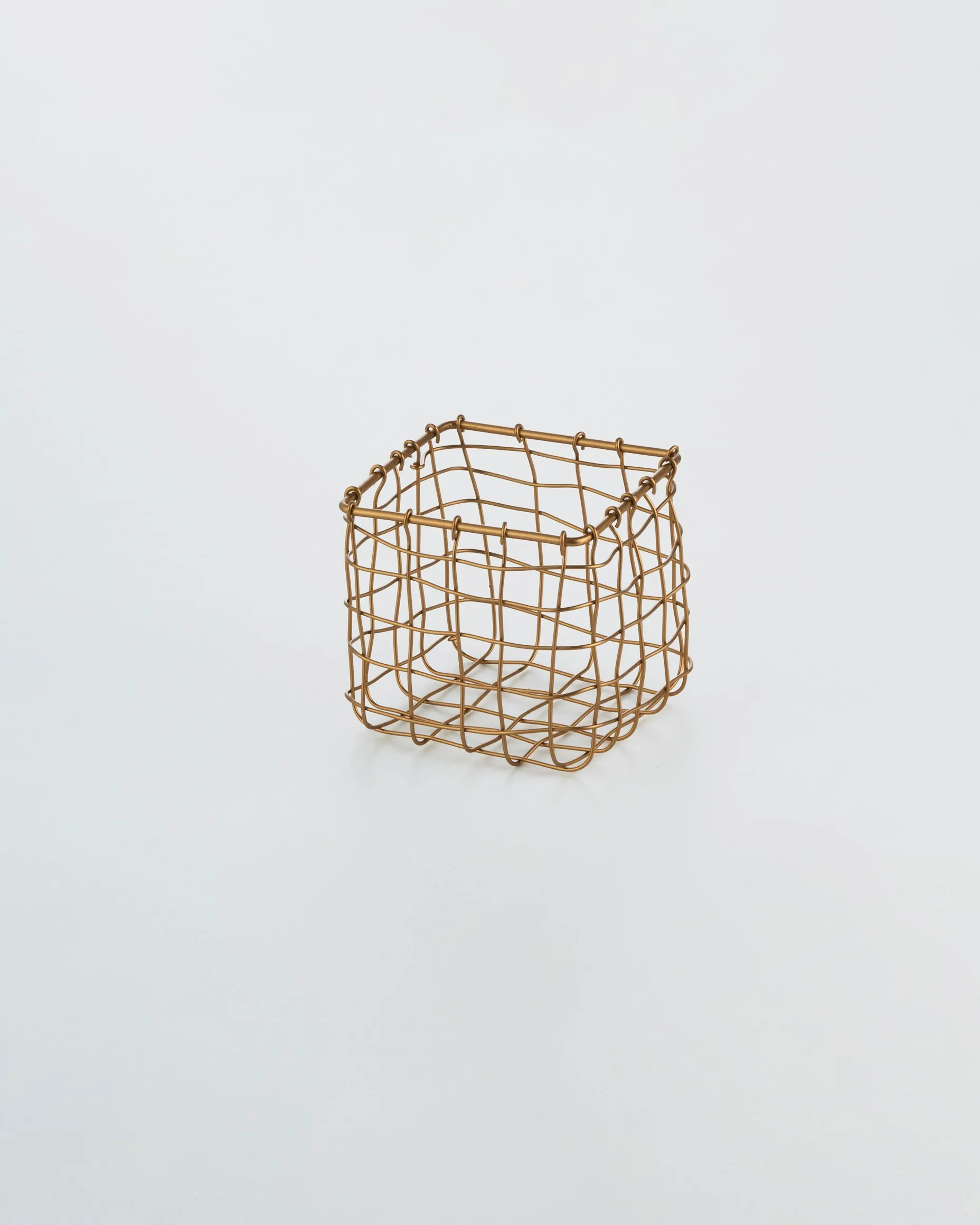 Brass Basket: Square
