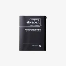 CALENDAR SEP 2024 - DEC 2025 A6 // STORAGE IT BLACK