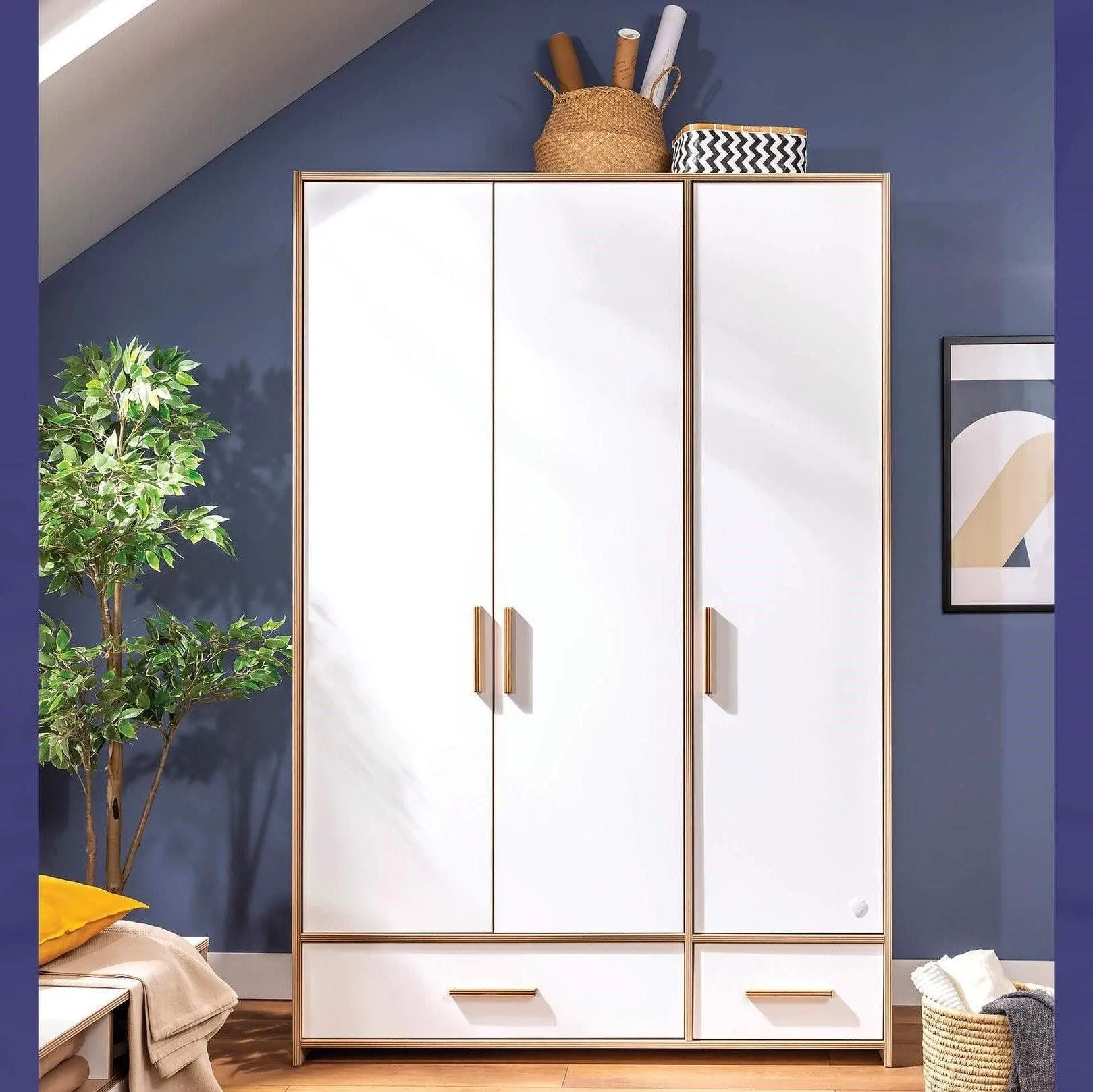 Cilek Modera 3 Doors Wardrobe