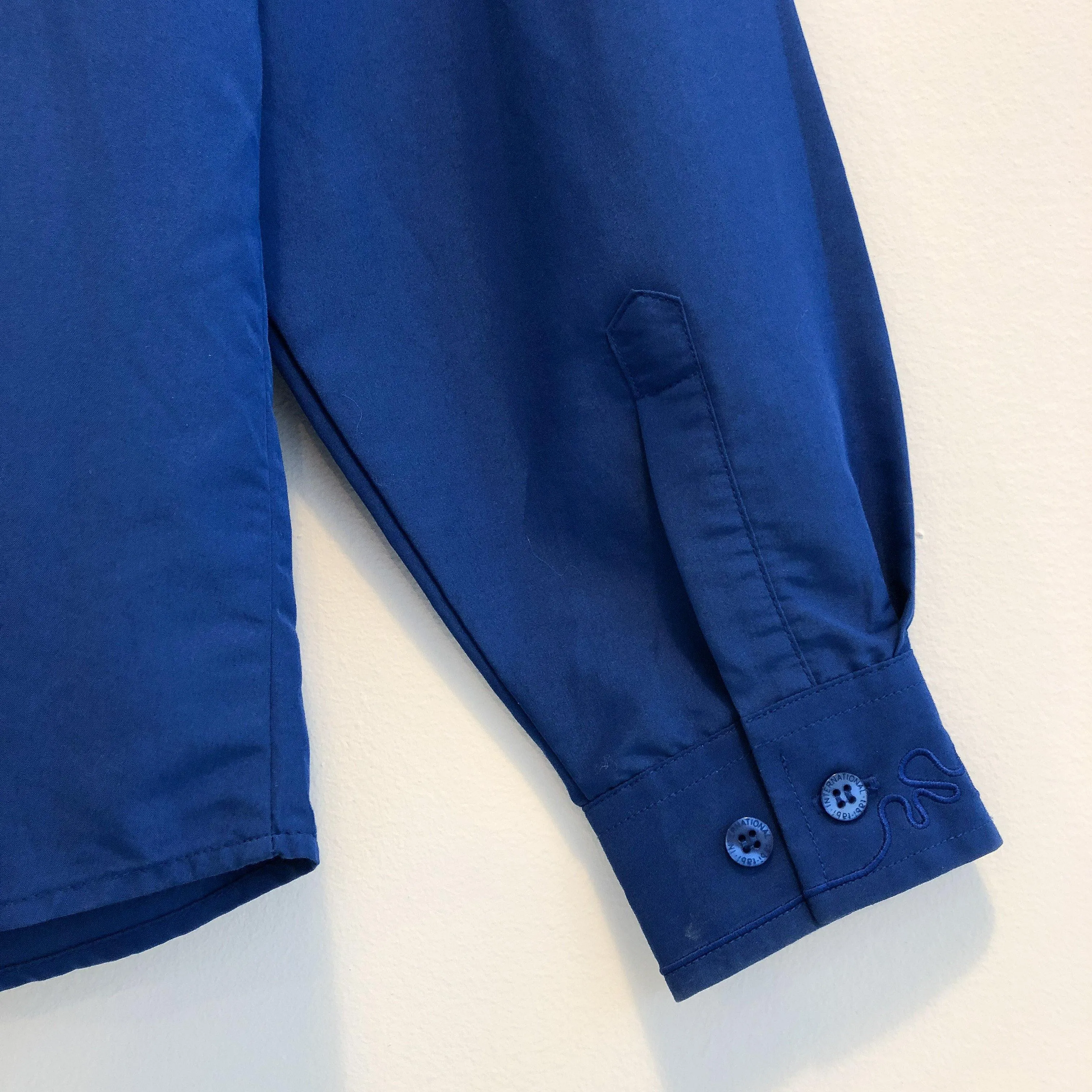 Cobalt Blue Line Art Blouse