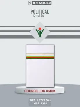 Cotton Political Dhoti - Councilar Kongu Eswaran