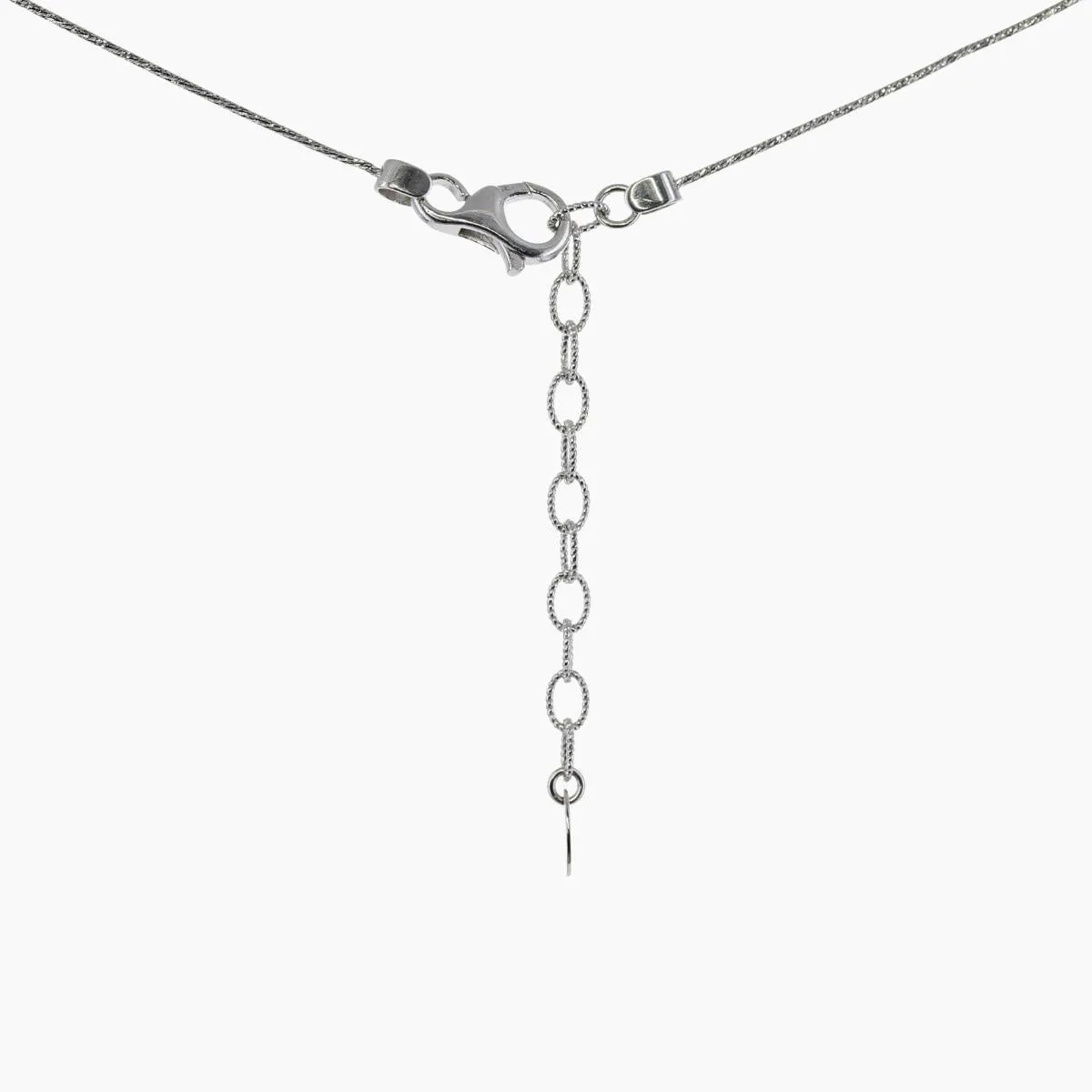 Diamond-Cut Single Ball Necklace