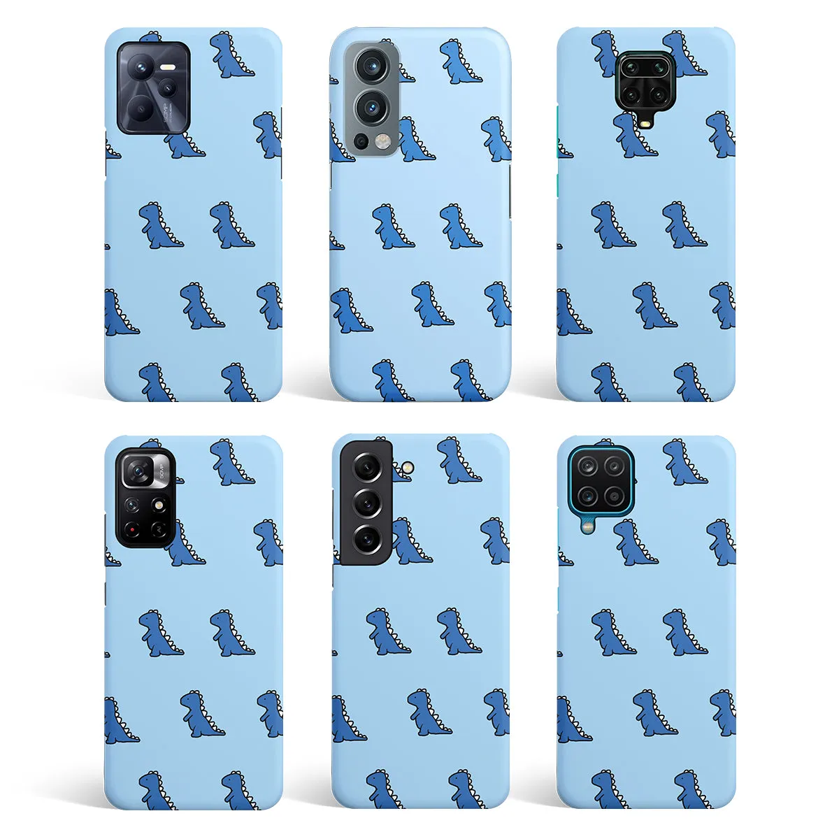 Dino Blue Phone Cover | Matte Case