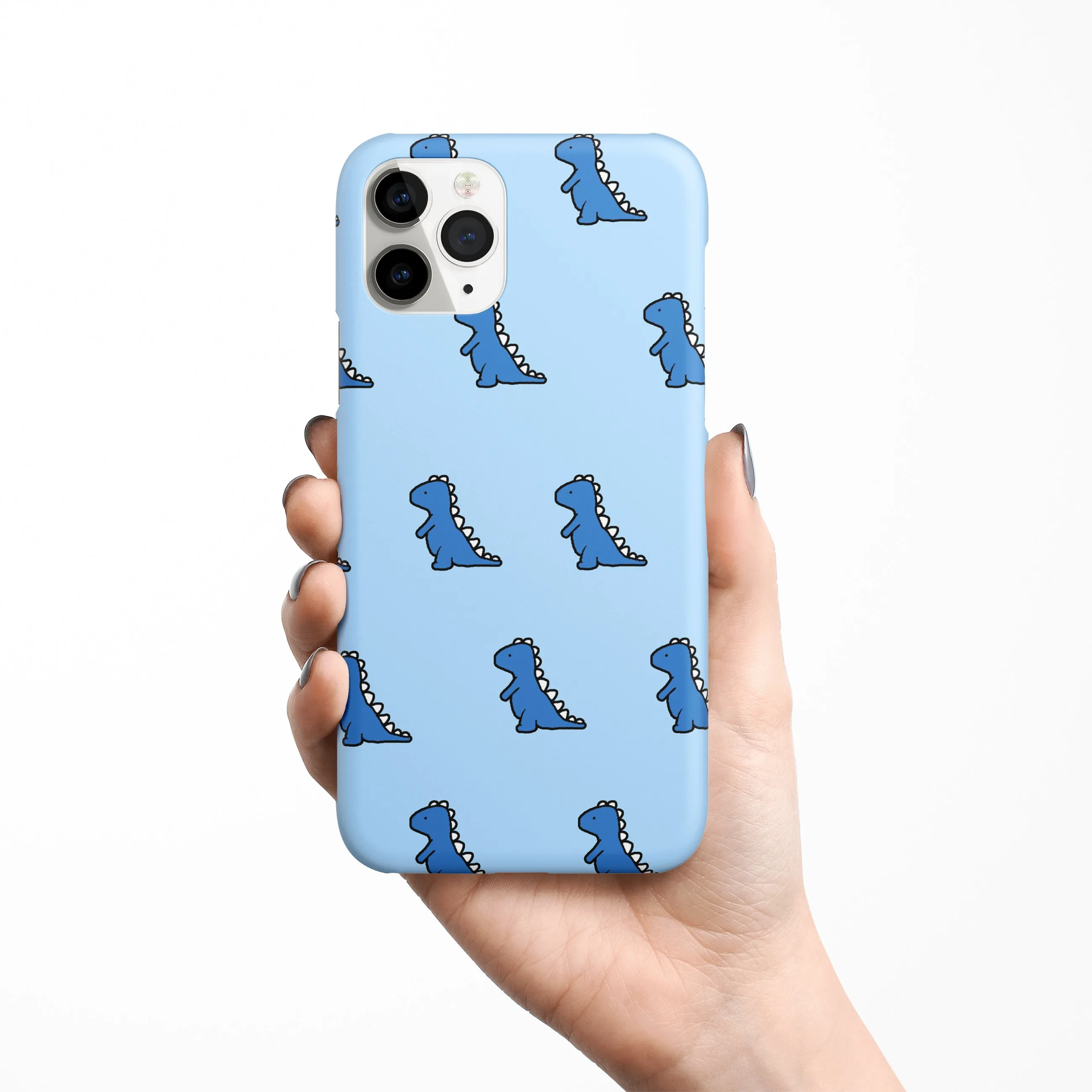 Dino Blue Phone Cover | Matte Case