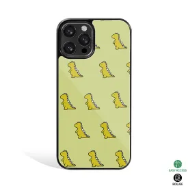 Dino Golden Phone Cover | Glass Case