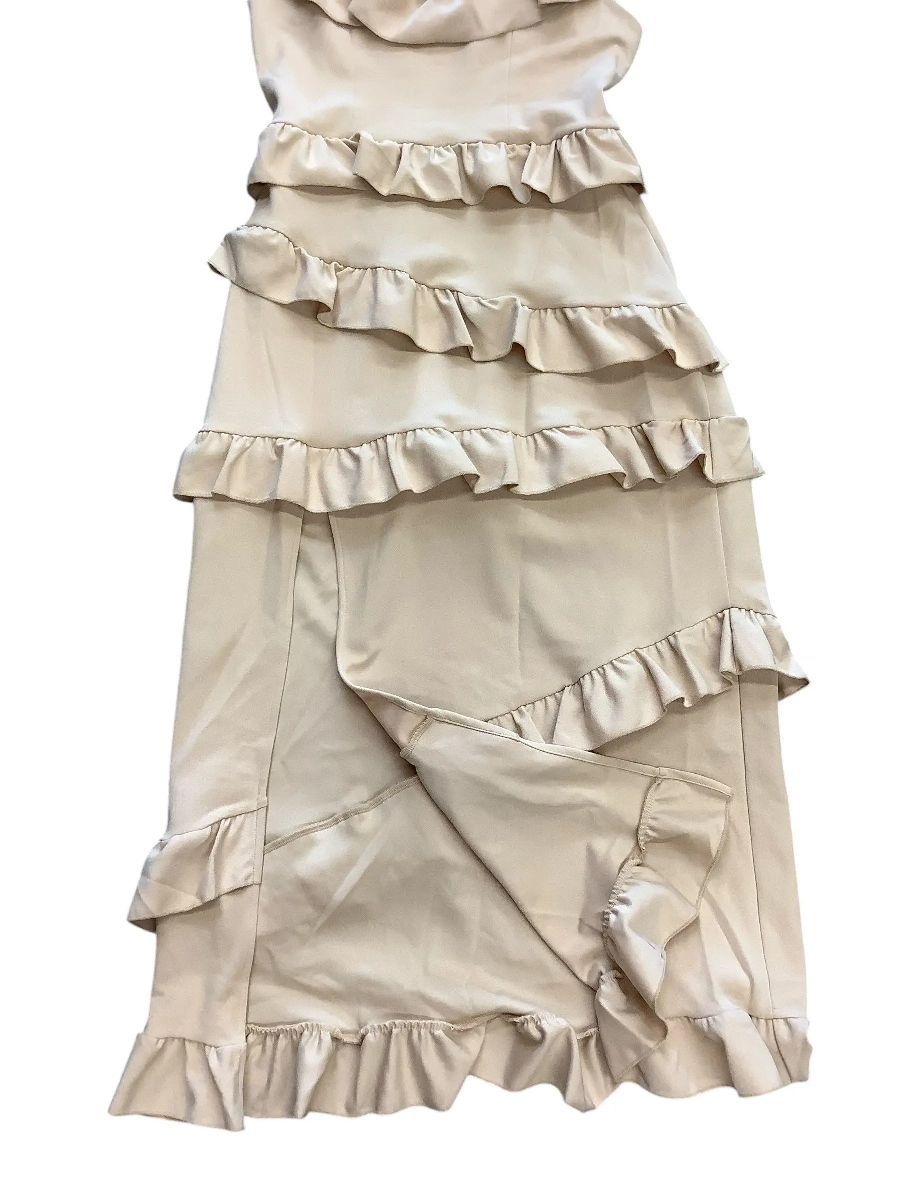 Dress Party Long By Mumu In Beige, Size: L