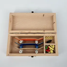 Dual Purpose Fingerboards Storage Wooden Box