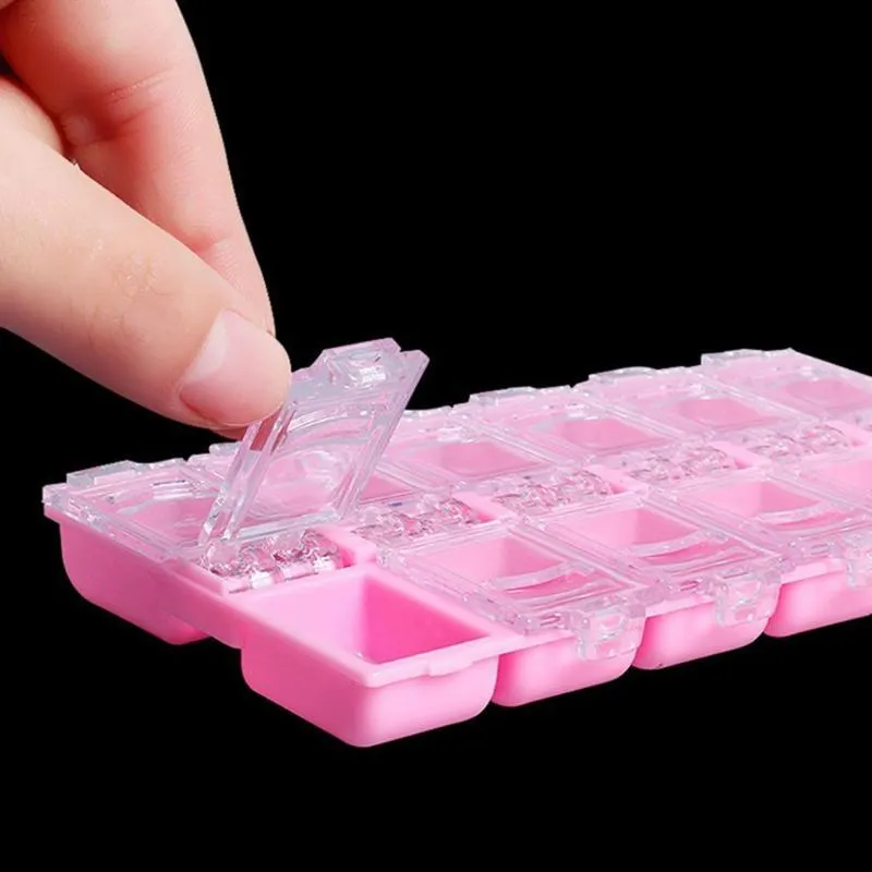 Empty Nail Art Storage Tray 12 Grids