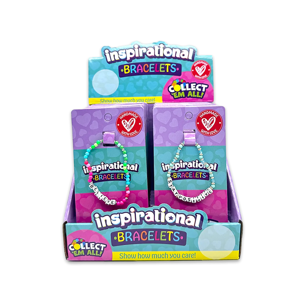 Friendship Inspirational Bead Bracelet - 24 Pieces Per Retail Ready Display 25081
