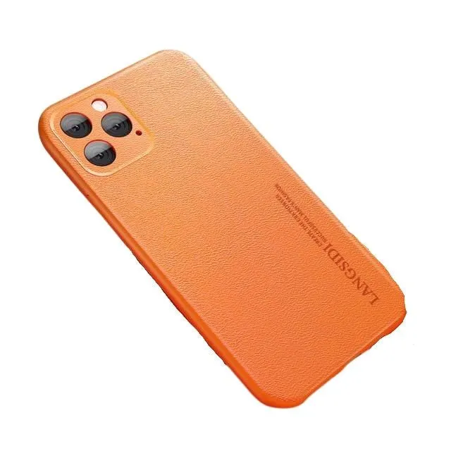 Genuine Leather Mobile Phone Case for Apple iphone