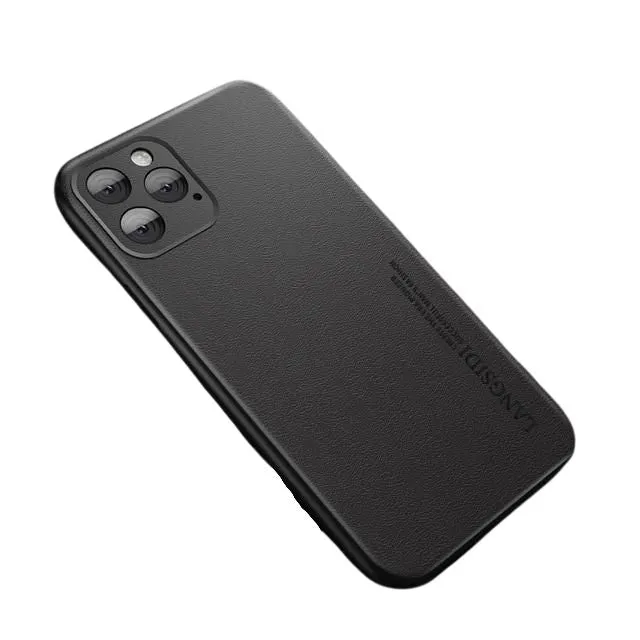 Genuine Leather Mobile Phone Case for Apple iphone