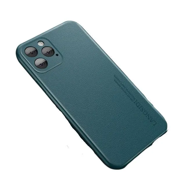 Genuine Leather Mobile Phone Case for Apple iphone