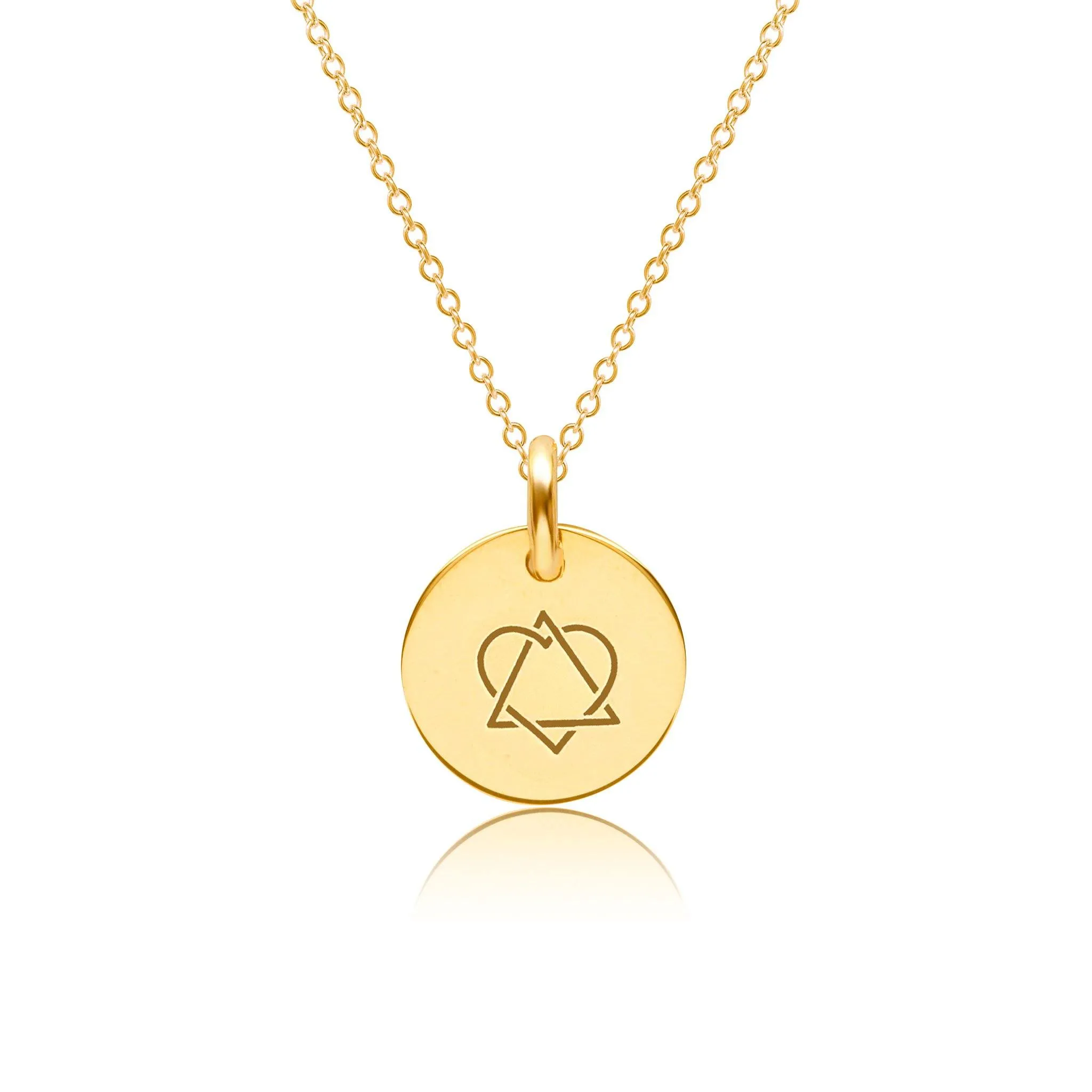 Gold Engravable Adoption Charm