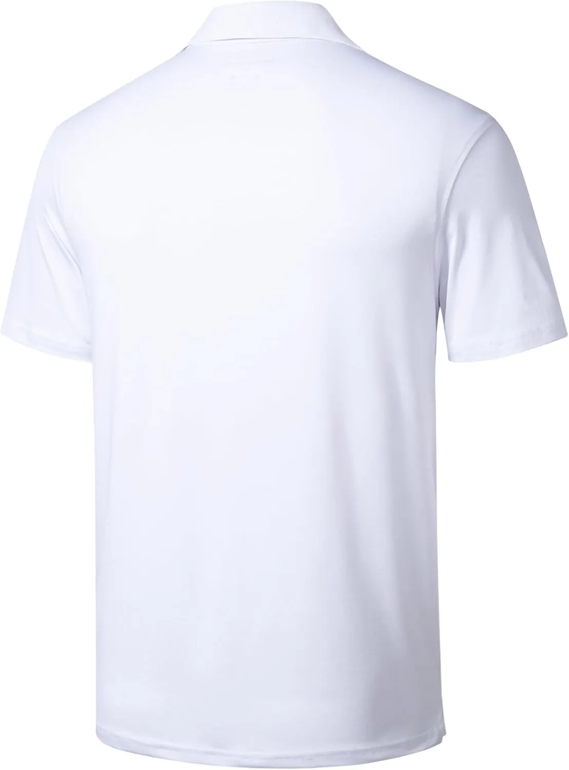 Golf Polo Shirts for Men Short Sleeve Moisture Wicking Dry Fit Performance Designed Collared Solid Casual Polo Shirt