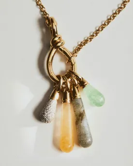 GRID 2 Yellow Aventurine Large Drop Pendant