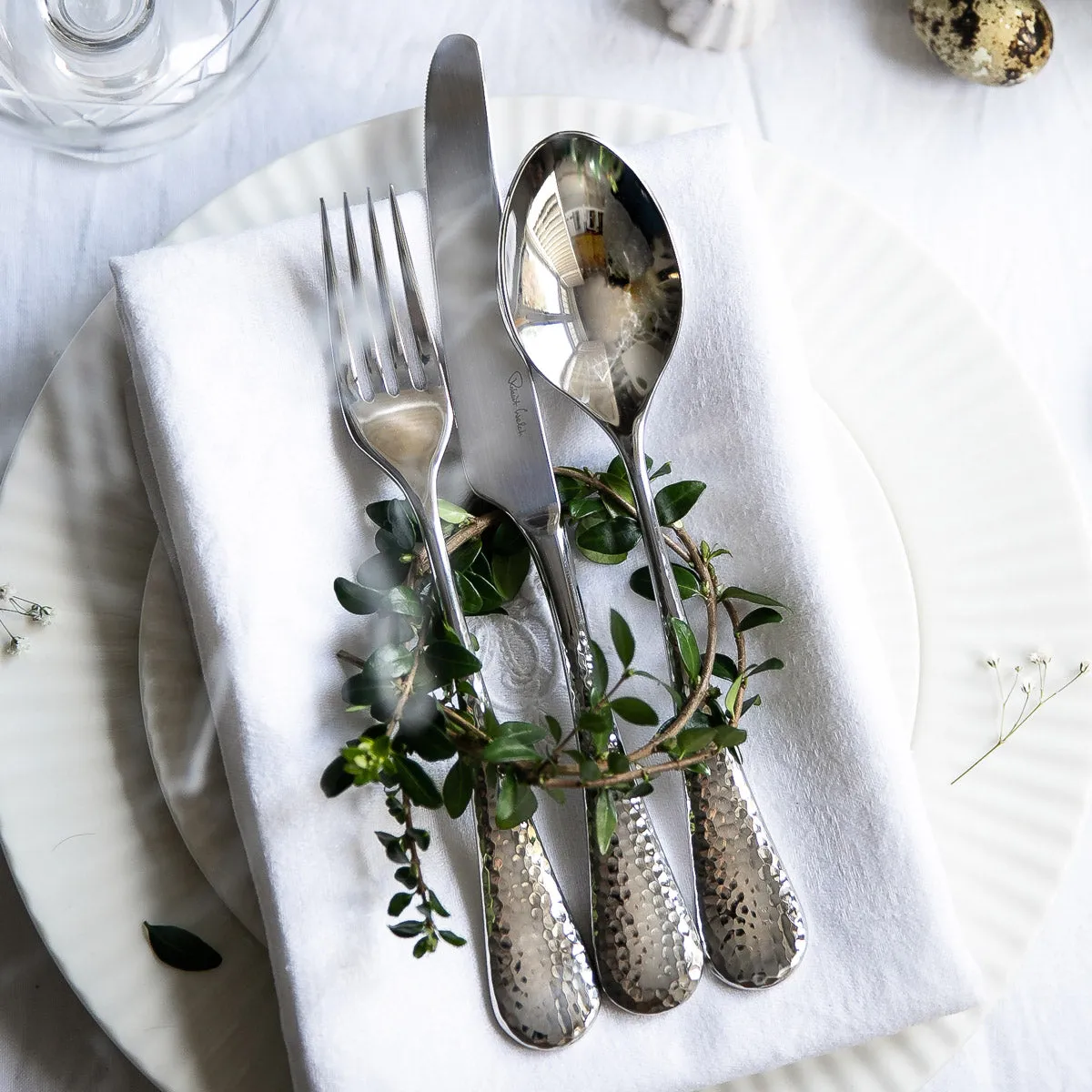 Honeybourne Bright Cutlery Place Setting, 7 Piece