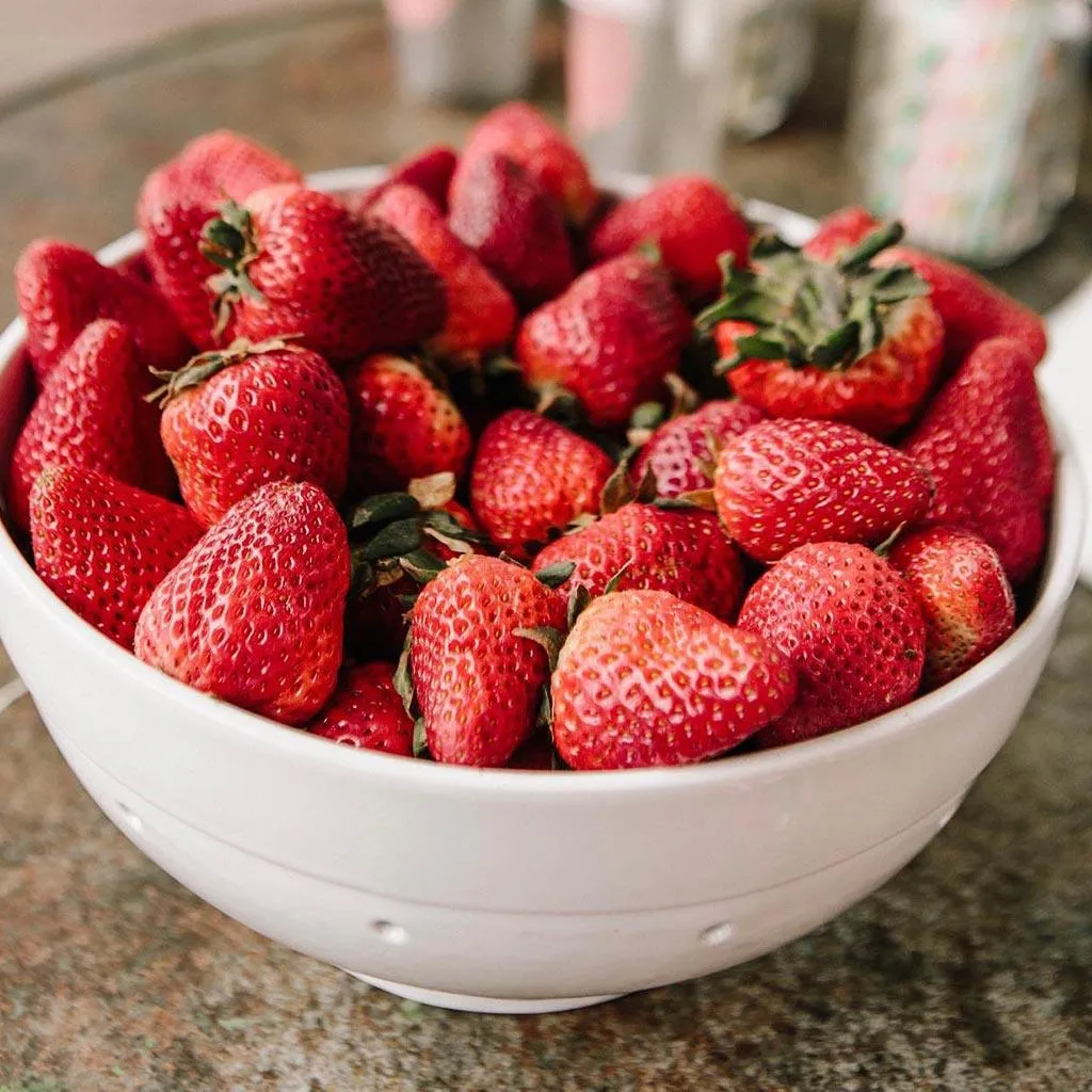 Hudson Grace White Ceramic Colander