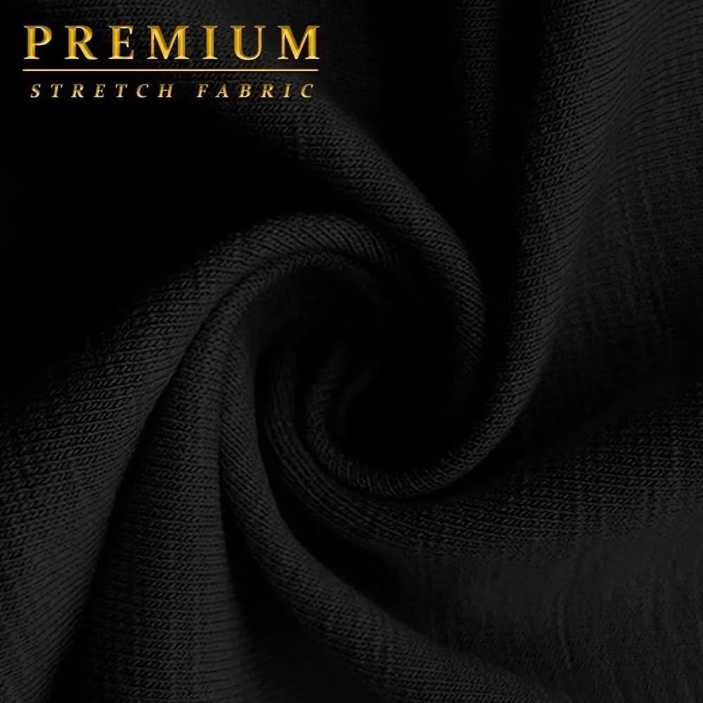 Hybrid & Company Women Elastic High Waist Bodycon Work Business Pencil Skirt
