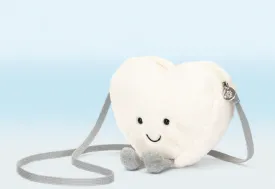 Jellycat Amuseable Cream Heart Bag