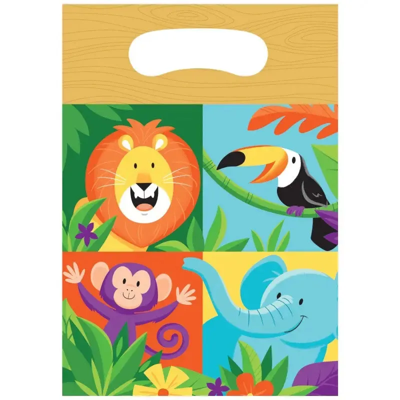 Jungle Safari Loot Bags - 8 Pkt
